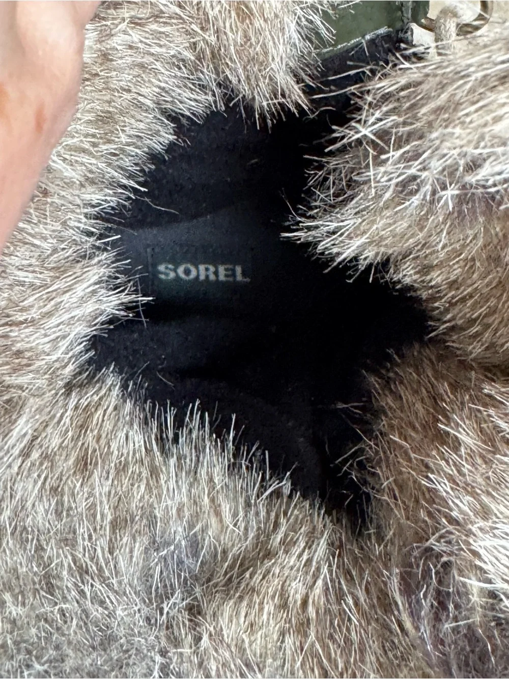 Sorel Tofino II Waterproof Faux Fur Snow Boots Olive Green Black Size 7.5